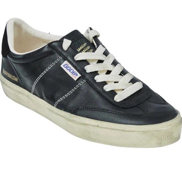 Golden Goose soul- star Black and White Men's Sneakers Sz 11
